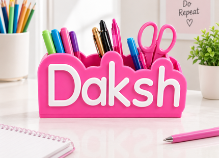 Personalised Pen Stand with Personalised Name | Pen Holders | Desk Accessories | Giftonique
