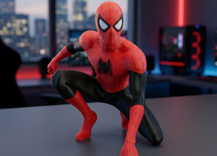 Spidey Action Figure Sitting Pose