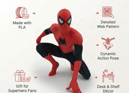 Spidey Action Figure Sitting Pose