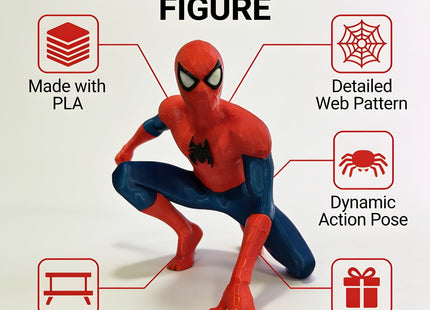 Spidey Action Figure Sitting Pose