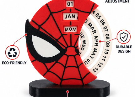 Spidey Superhero Desk Calendar