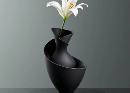 Sculptural Infinity Decorative Vase | Premium 3D Printed Modern Flower Vase | Giftonique