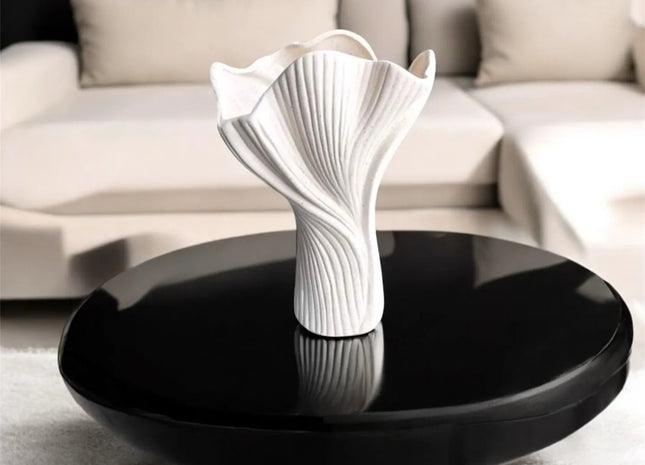 Sculptural Bloom Decorative Vase | Premium 3D Printed Modern Flower Vase | Giftonique