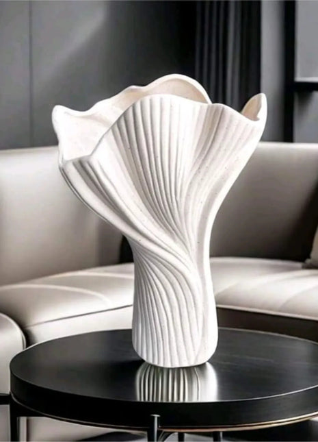 Sculptural Bloom Decorative Vase | Premium 3D Printed Modern Flower Vase | Giftonique
