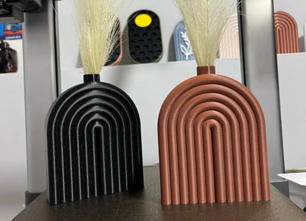 Arch Line Decorative Vase | Modern 3D Printed Scandinavian Flower Vase | Giftonique
