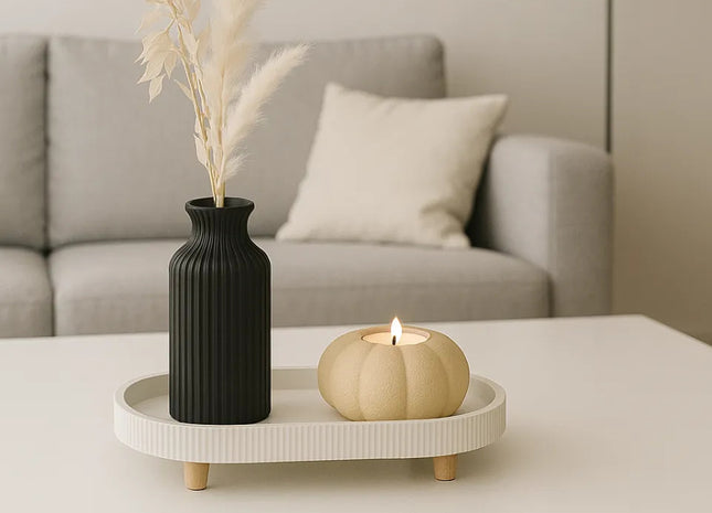 Decorative Organizer Tray | 3D Printed Vanity & Coffee Table Tray | Giftonique