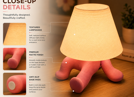 Cute Sunny 3D Printed Table Lamp | Premium PLA Bedside Night Lamp | Modern Ambient Light | Giftonique