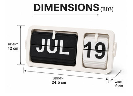White Black Flip Desk Calendar | Desk Calendars | Calendars | Giftonique