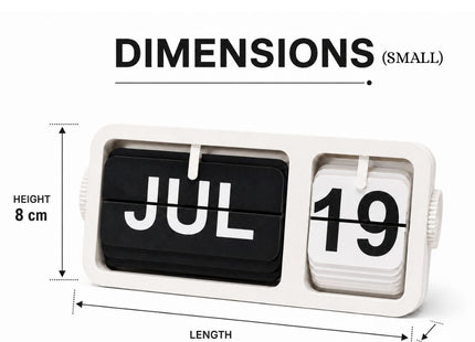 White Black Flip Desk Calendar | Desk Calendars | Calendars | Giftonique