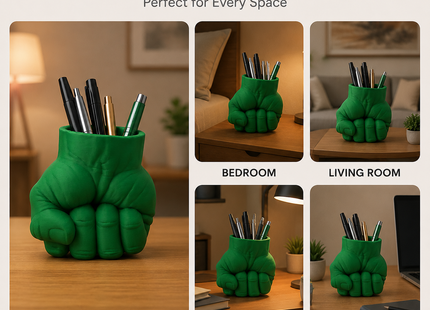 Superhero Fist Desk Organizer | 3D Printed Pen Holder | Premium PLA | Giftonique