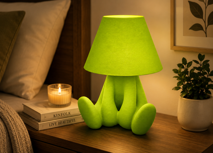 Milo Sitting Figure 3D Printed Table Lamp | Premium PLA Bedside Night Lamp | Modern Designer Ambient Light | Giftonique