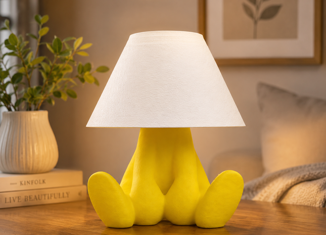 Milo Sitting Figure 3D Printed Table Lamp | Premium PLA Bedside Night Lamp | Modern Designer Ambient Light | Giftonique