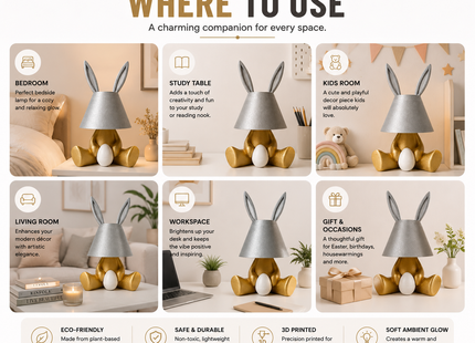 Easter Bunny Mood Lamp | Mood Lamps | Easter Gifts | Giftonique