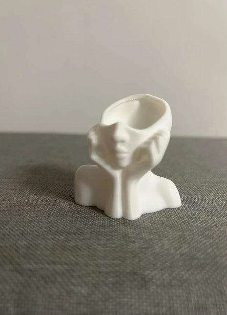 Modern Face Planter | 3D Printed Decorative Succulent Pot | Giftonique