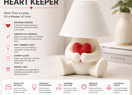 The Heart Keeper Table Lamp | Mood Lamps | Lamps | Giftonique