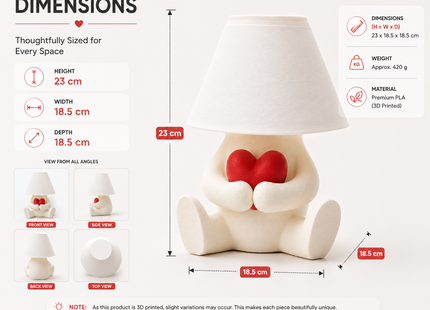 The Heart Keeper Table Lamp | Mood Lamps | Lamps | Giftonique