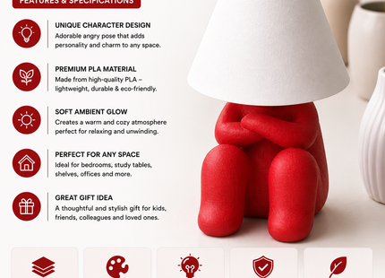 Angry Mood Lamp | Mood Lamps | Lamps | Giftonique