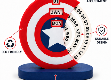 Captain Superhero Desk Calendar