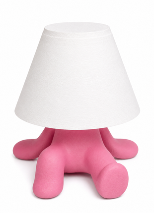 Sunny Lamp | Cute Pink Character Table Lamp with Warm Ambient Light | Decorative Bedside Night Lamp for Bedroom, Kids Room, Study Table, Living Room & Gifting