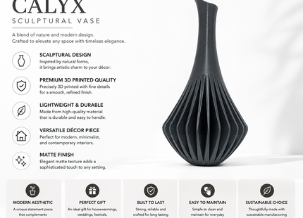 Calyx Vase | Decorative Vases | Home Decor | Giftonique
