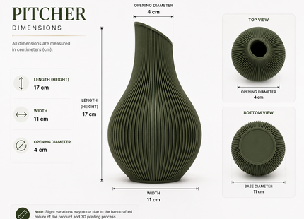 Pitcher Vase | Decorative Vases | Home Decor | Giftonique