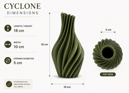 Cyclone Vase | Decorative Vases | Home Decor | Giftonique