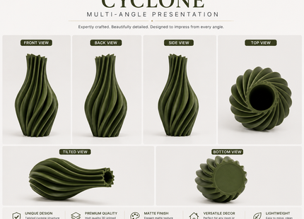 Cyclone Vase | Decorative Vases | Home Decor | Giftonique