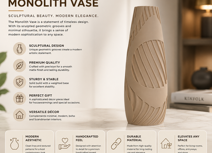Monolith Vase | Decorative Vases | Home Decor | Giftonique