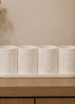 Home Tealight Holder – Decorative HOME Candle Holder Set | Giftonique