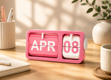 Pink Flip Desk Calendar | Desk Calendars | Calendars | Giftonique