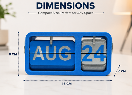 Calendar Blue Flip Desk Calendar | Desk Calendars | Calendars | Giftonique