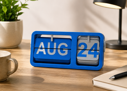 Calendar Blue Flip Desk Calendar | Desk Calendars | Calendars | Giftonique