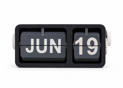 Black Flip Desk Calendar | Desk Calendars | Calendars | Giftonique