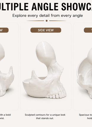 Skull Shape Specs Holder for Eyeglasses and Sunglasses | Giftonique