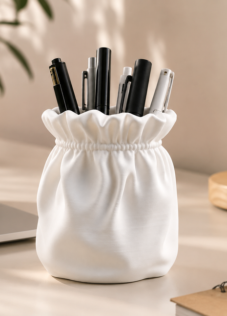 Petal Pouch Pen Holder for Desk and Study Table | Giftonique