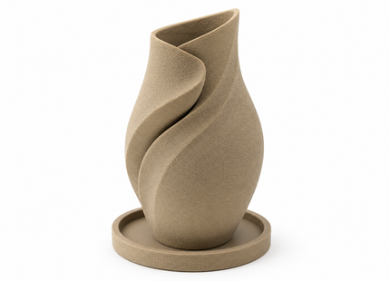 Desert Tulip Decorative Vase with Tray for Modern Home Decor | Decorative Vases | Home Decor | Giftonique
