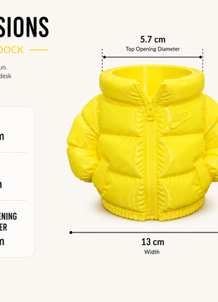 The Zip Dock Jacket-Inspired Pen Holder & Desk Organiser | Giftonique