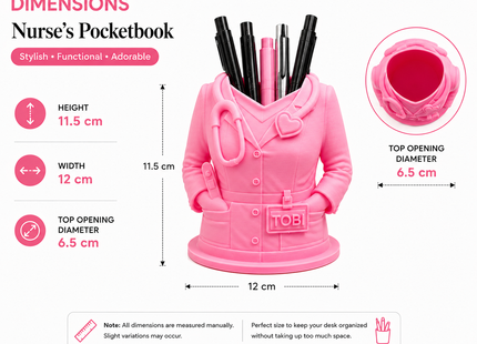 Nurse’s Pocketbook Pen Holder – Gift for Nurses | Pen Holders | Desk Accessories | Giftonique