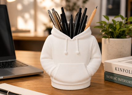 Hoodie Desk Organizer | 3D Printed Pen Holder & Stationery Organizer | Premium PLA | Giftonique