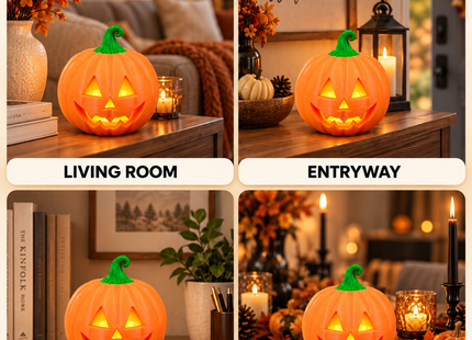 Jack-o'-Lantern Tea Light Holder