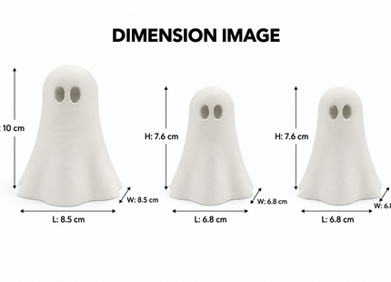 Boo Ghost Tealight Holders