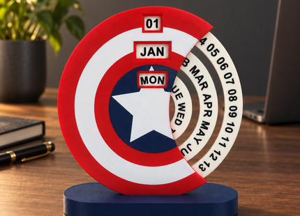 Captain Superhero Desk Calendar