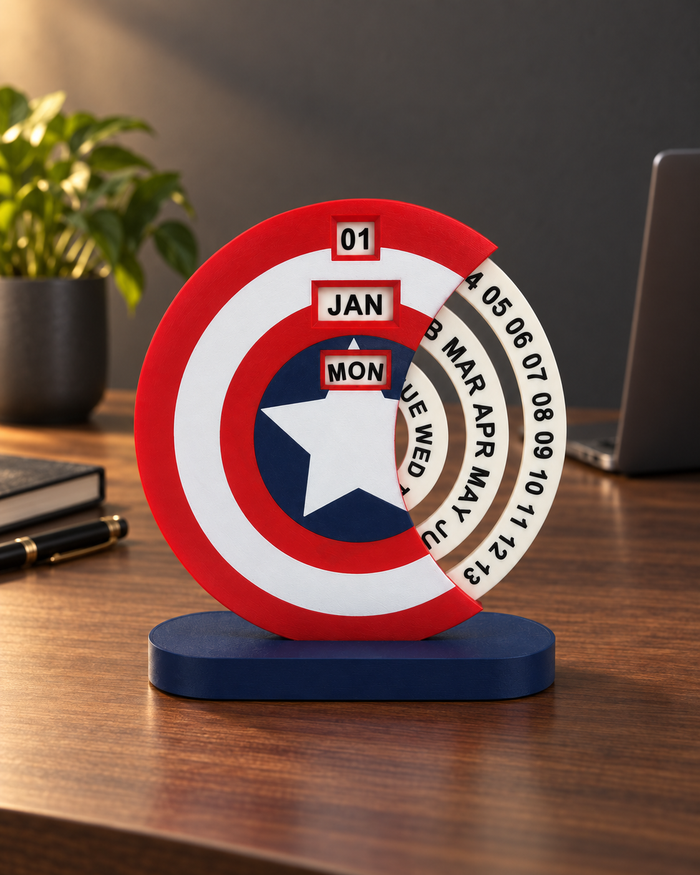 Captain Superhero Desk Calendar