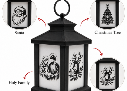 Jingle Glow X Mas Lantern Tealight holder