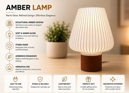Amber Lamp
