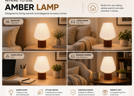 Amber Lamp