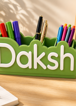 Personalised Pen Stand with Personalised Name | Giftonique