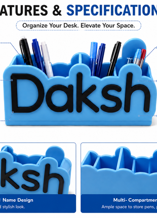 Personalised Pen Stand with Personalised Name | Giftonique