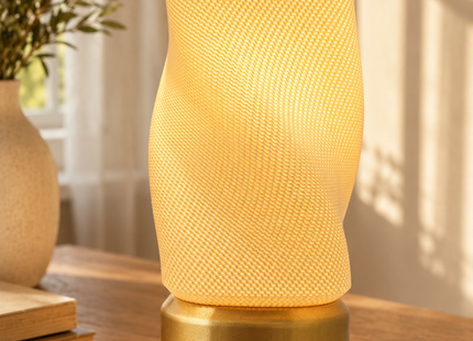 Helix Lamp – Modern Twisted Ambient Table Lamp | Designer Lamps | Lamps | Giftonique