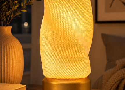 Helix Lamp – Modern Twisted Ambient Table Lamp | Designer Lamps | Lamps | Giftonique
